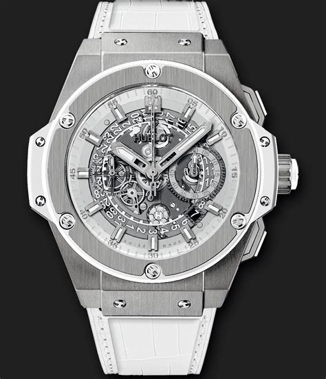 hublot king power unico titanium white|Unico .